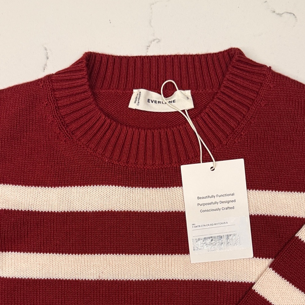 Everlane THE BOXY SWEATER IN EVERYDAY COTTON - Picture 7 of 8
